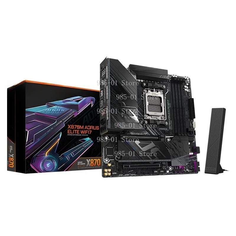 Placa base ATX X870M blanca, c - X870E Atx Motherboard reseña y precio